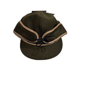 Stormy Kromer Hat Green Tan Trim NWT Size 7 1/8